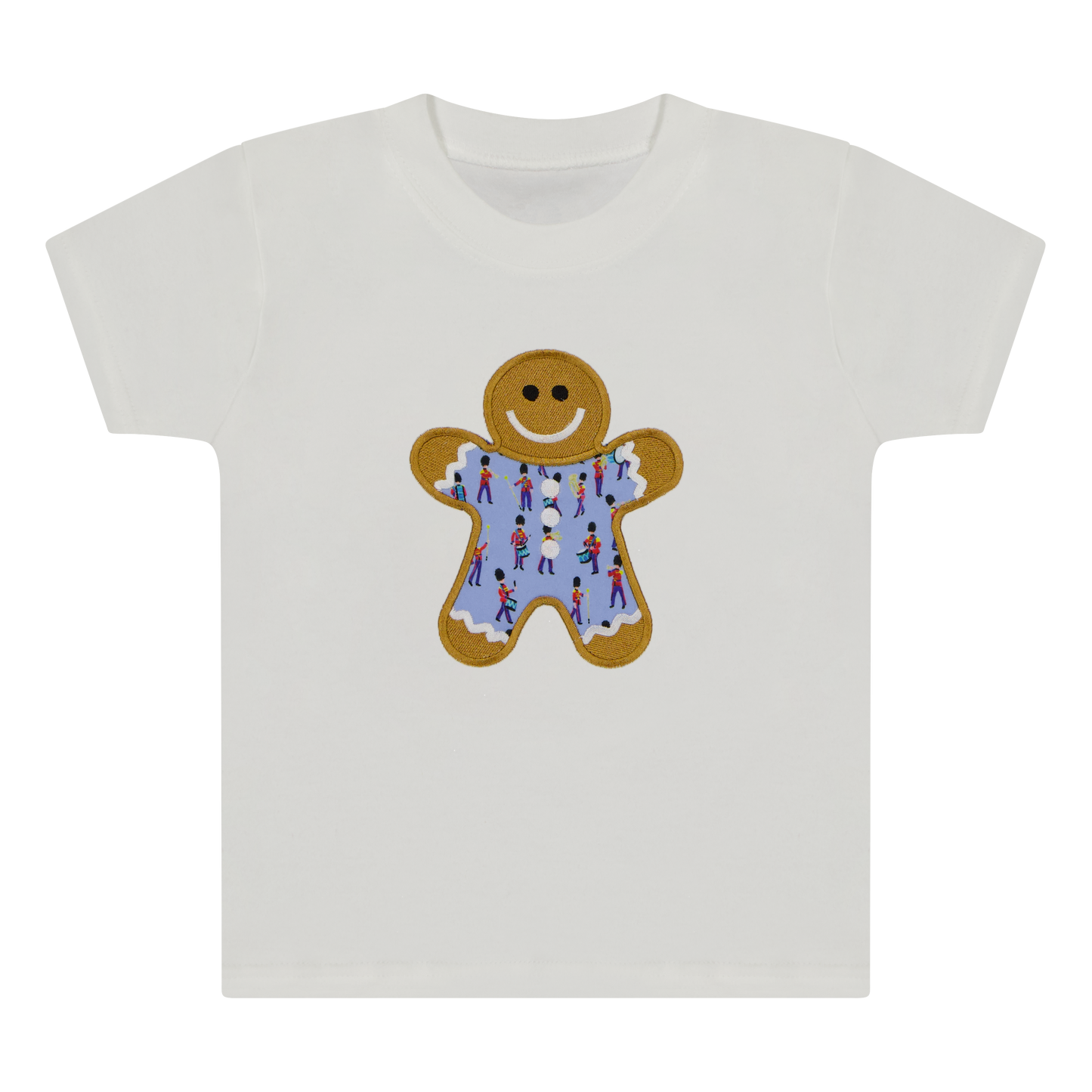 Kids Gingerbread Boy (Blue) T-Shirt