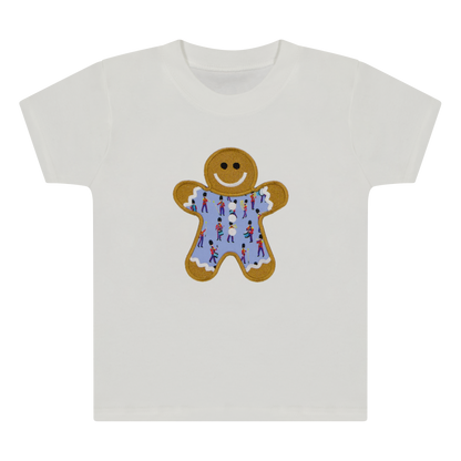 Kids Gingerbread Boy (Blue) T-Shirt