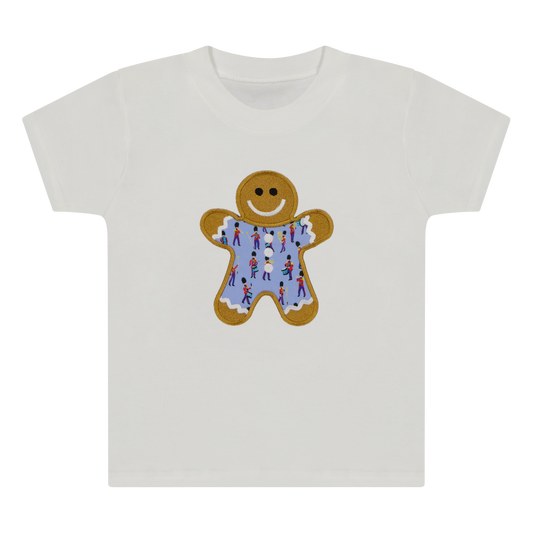 Kids Gingerbread Boy (Blue) T-Shirt