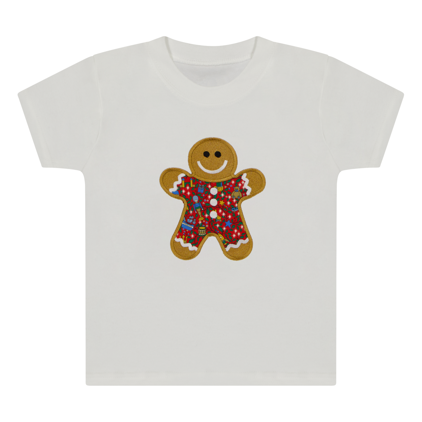 Kids Gingerbread Boy (Red) T-Shirt