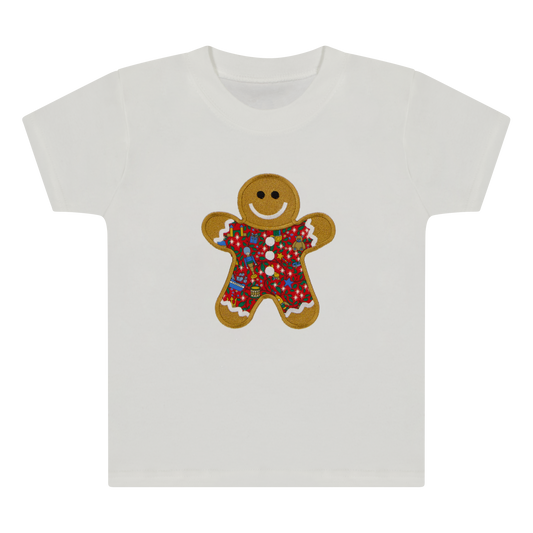 Kids Gingerbread Boy (Red) T-Shirt