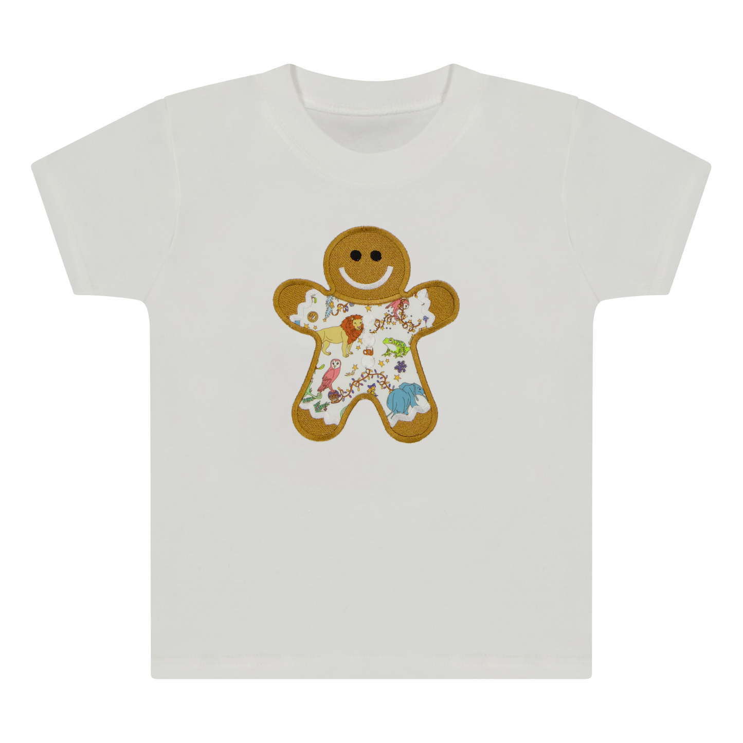 Kids Gingerbread Boy (White) T-Shirt