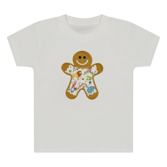 Kids Gingerbread Boy (White) T-Shirt