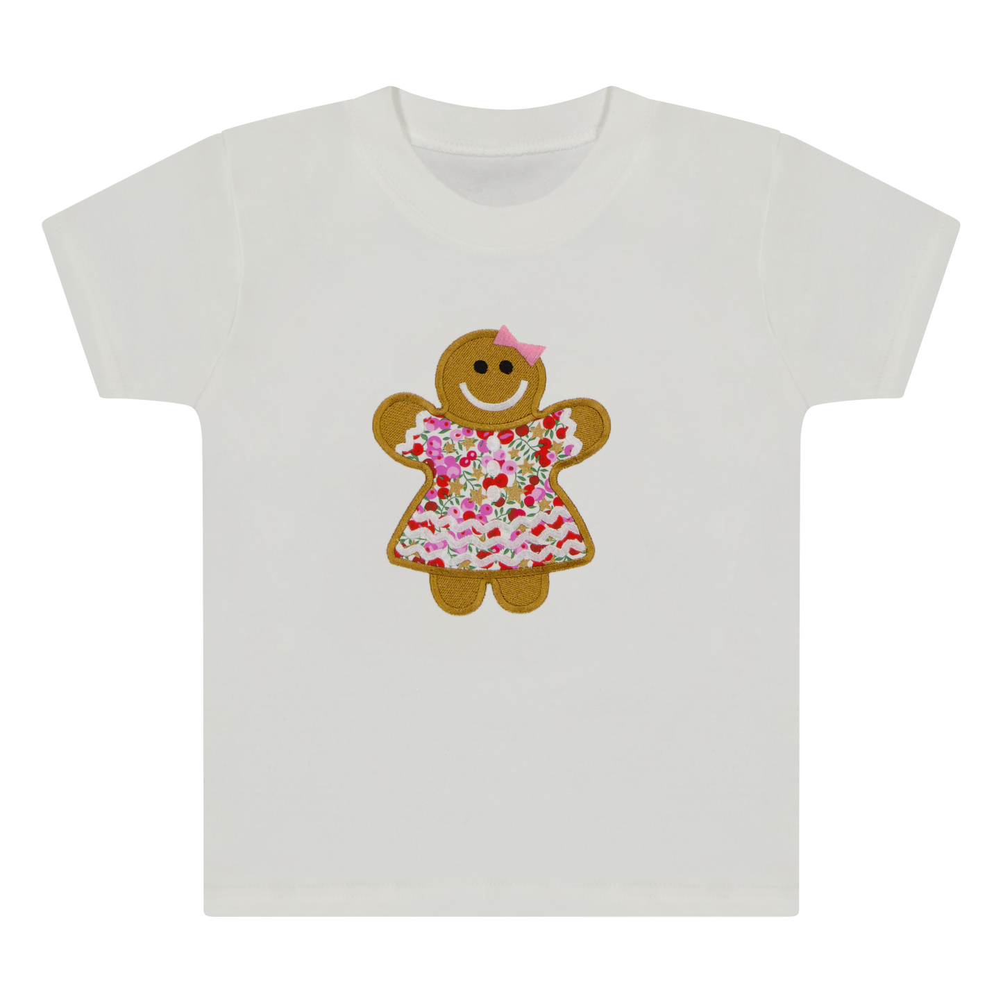 Kids Gingerbread Girl (Pink) T-Shirt