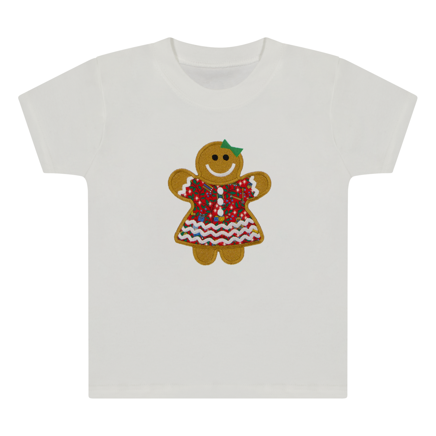 Kids Gingerbread Girl (Red) T-Shirt