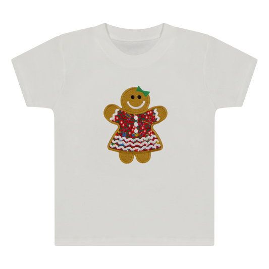 Kids Gingerbread Girl (Red) T-Shirt