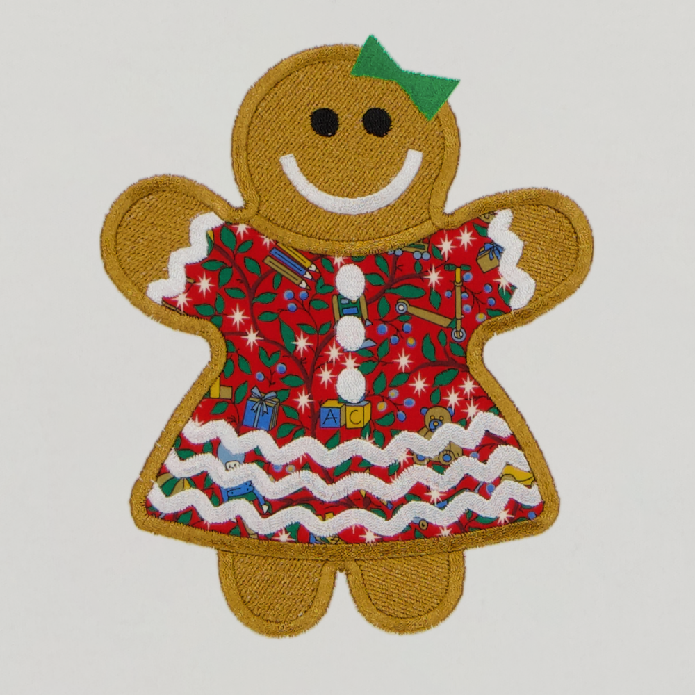 Kids Gingerbread Girl (Red) T-Shirt