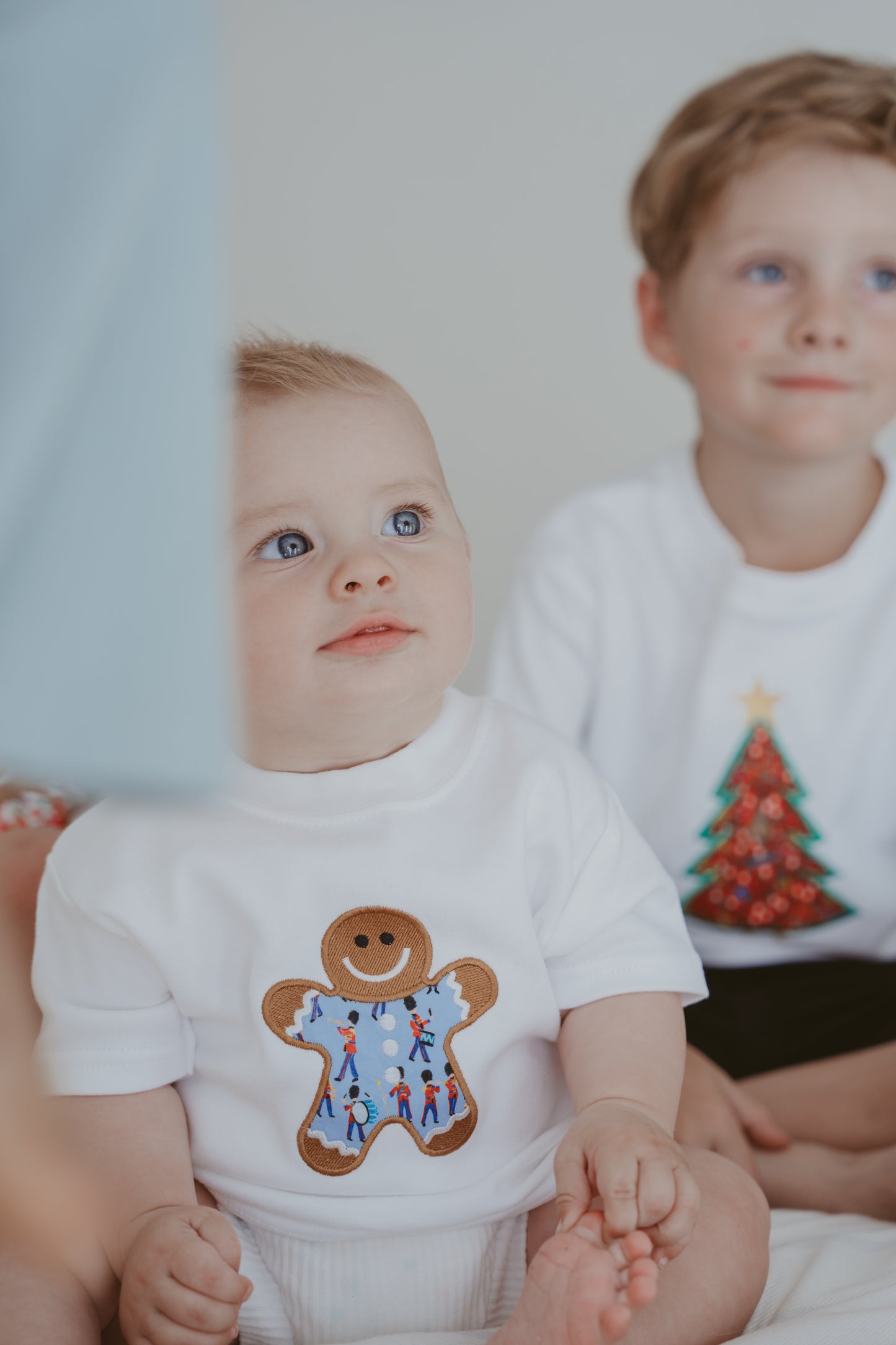Kids Gingerbread Boy (Blue) T-Shirt